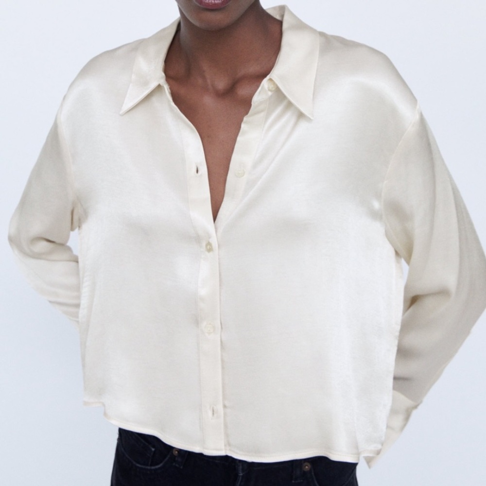 Satin top